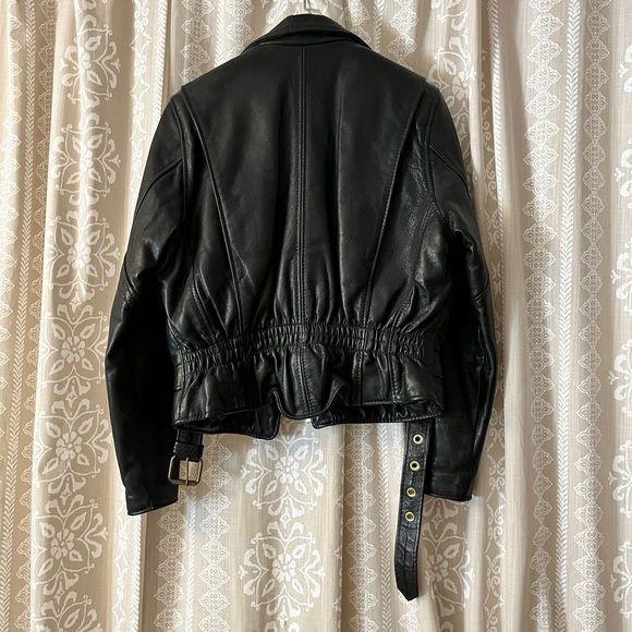 Flawless VINTAGE Leather Motorcycle Jacket by California Creations - Picture 2 of 5